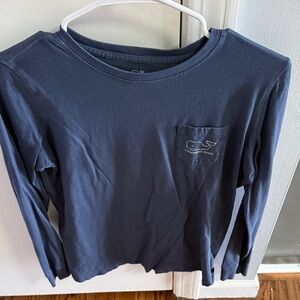 Vineyard Vines Woman’s Navy Long Sleeve Shirt